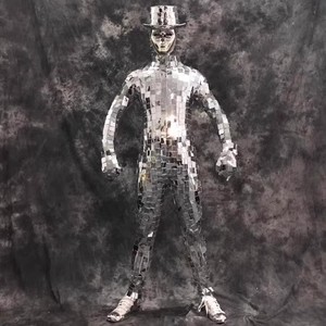 Perfecto <span class=keywords><strong>Halloween</strong></span> Graduación Fiesta Favores Espejo Discoteca Escenario <span class=keywords><strong>Bailarina</strong></span> Ropa Bar KTV Vino Fiesta Escenario Espectáculo Disfraces - Product Image 1