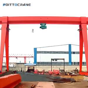 Grúa Pórtico MH de 10 Toneladas Montada sobre Riel, Grúa Pórtico Eléctrica de Viga Única con Capacidad de 20 Toneladas - Product Image 4