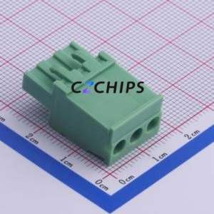 KF2EDGKB-5.0-3P Plug-in Terminal Block P=5mm Connector ( Connector Type: Plug )( Construction: 1x3P )( Pitch: 5mm ) - Product Image 2