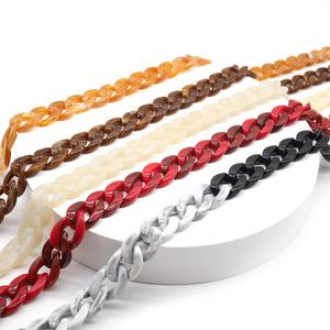 Fashion Design Multi colori acrilico Cord occhiali da sole corda <span class=keywords><strong>plastica</strong></span> occhiali catena supporto <span class=keywords><strong>per</strong></span> occhiali <span class=keywords><strong>per</strong></span> occhiali - Product Image 2