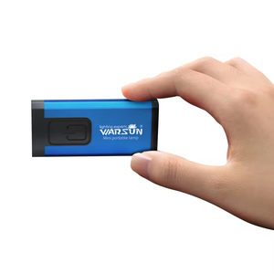 Cho Hợp kim nhôm USB sạc siêu mỏng mini không thấm nước xách tay ánh sáng Keychain đèn pin - Product Image 1