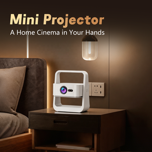 โปรเจคเตอร์พกพาขายส่<span class=keywords><strong>ง</strong></span> ความละเอียด 1280*720P ระบบ Android 9 ความสว่า<span class=keywords><strong>ง</strong></span> 180ANSI ลูเมนส์ โฮมซีเนม่า S34 พร้อมหูหิ้ว รอ<span class=keywords><strong>ง</strong></span>รับ 4K - Product Image 4