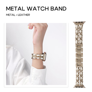 Banda de liberación rápida de aleación de lujo 2025 para <span class=keywords><strong>Apple</strong></span> <span class=keywords><strong>Watch</strong></span> <span class=keywords><strong>Series</strong></span> 9/<span class=keywords><strong>8</strong></span>/<span class=keywords><strong>7</strong></span> 20mm con correas de reloj inteligente con cierre magnético - Product Image 4