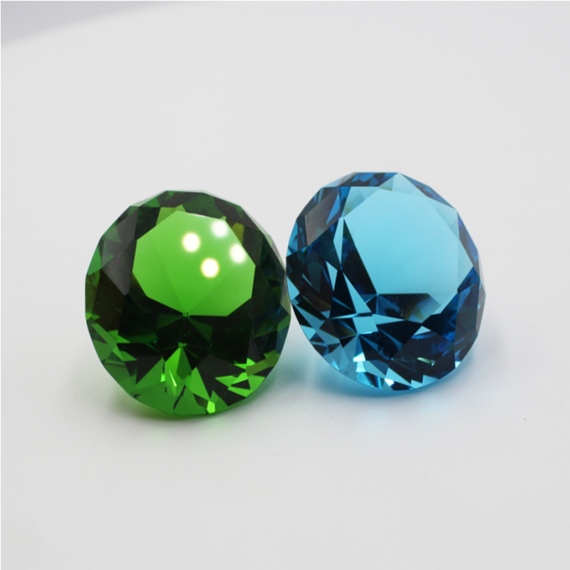 Заводская поставка, прозрачные одиночные центральные части, Хрустальный бриллиант для украшения дома