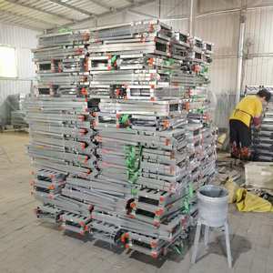 Plateforme de travail réglable en acier, échelle télescopique, marchepied pliant, chevalet, banc de travail, support d'échafaudage de construction - Product Image 6