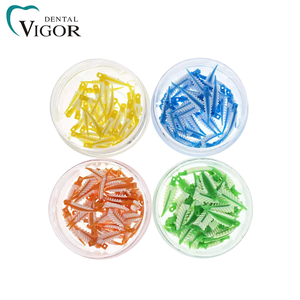 40 Piezas por Caja, Cuñas Interdentales de Silicona para Restauración Dental, Cuñas de Composite Dentales - Product Image 1