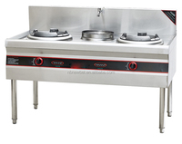 QRW-01B, GPL/NPG/gazole en acier inoxydable Restaurant cuisinière/cuisine gaz Wok brûleur/chinois Wok gamme
