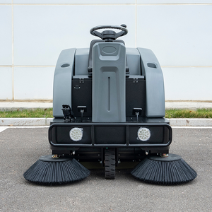 Máquina barredora de pisos de 120L con batería de 48V, barredora industrial para limpieza de almacenes y fábricas - Product Image 2