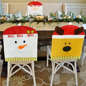 Hot Sell Low MOQ Custom Stretch <strong>Half</strong> Dining Christmas <strong>Chair</strong> <strong>Covers</strong> for Dining Room/Hotel/Living Room - Product Image 5