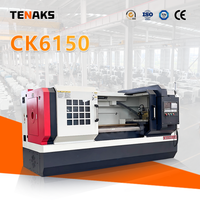 Tour CNC TENAKS CK6150, tour de précision CNC, centre de tournage CNC, forte stabilité, adapté au traitement de l'acier