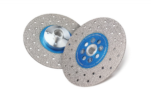 Disque de meulage diamanté industriel Rontek de 115 mm pour carreaux de porcelaine, granit, marbre, céramique, <span class=keywords><strong>avec</strong></span> tige de coupe 5/8-11 - Product Image 2