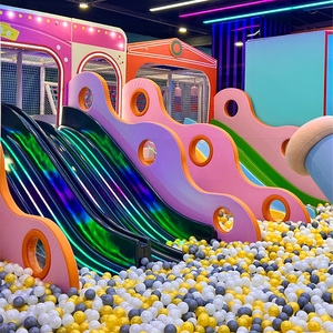 屋内遊び場大型スライドと子供用プレイハウスのカスタマイズの工場直販 - Product Image 1