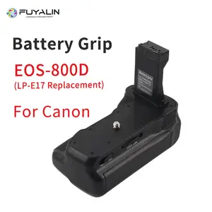 Vendita all'ingrosso 800d battery grip-Impugnatura batteria fotocamera 800D per fotocamera Canon EOS 800D/Rebel T7i/77D/Kiss X9i DSLR