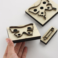 Matrices de découpe laser en bois pour couteaux papillon, motif queue de phénix, environ 10 cm, pour artisanat de papillons
