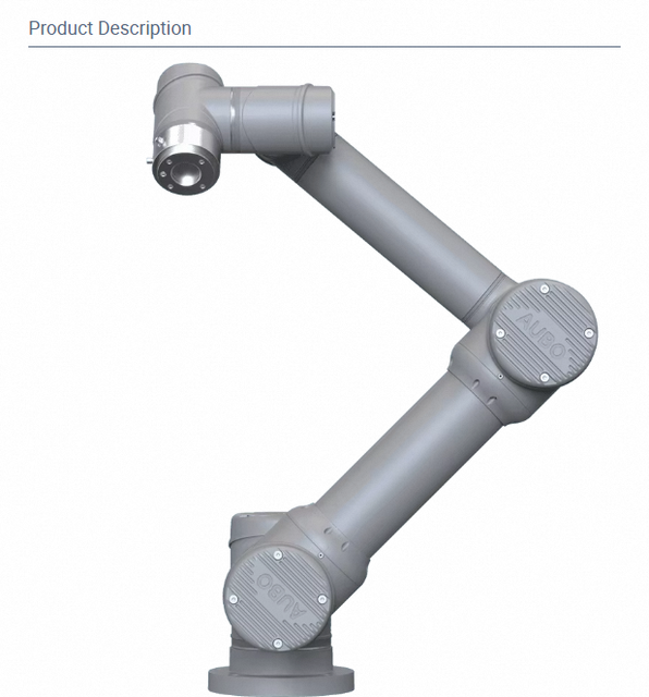 AUBO Industrial Robot Arm with Motor & PLC 886.5mm Reach 5kg Payload for Massage Applications