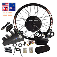 Kit de conversion Ebike 72 V 3000 W 8000 W 10000 W 5000 W avec moteur de moyeu arrière QS pour vélo électrique, moto et batterie triangulaire