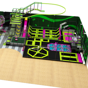 Attrezzatura per Parco Giochi Commerciale al Coperto 2025 - Combo Scivolo con Trampolino e Piscina di Palline per Feste dei Bambini/Centro Giochi, Area Giochi Morbida per Uso Scolastico - Product Image 1