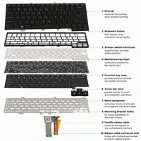 Clavier rétroéclairé pour ordinateur portable Alienware 13 R3 15 R3 17 R3 – Clavier de remplacement