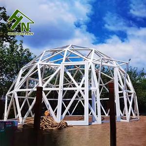 Tente en dôme de verre de 7.2m avec couleur en bois pour le glamping, assez solide pour lutter contre les fortes pluies et la neige aux États-Unis - Product Image 6