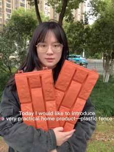 4 pièces <span class=keywords><strong>de</strong></span> bordures <span class=keywords><strong>de</strong></span> <span class=keywords><strong>jardin</strong></span> <span class=keywords><strong>en</strong></span> plastique décoratives, couleur terre cuite, petites clôtures bon marché, installation simple - Product Image 6