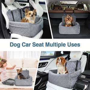 Ensemble de housses de siège de voiture pour animaux de compagnie, coussin de siège arrière universel réglable imperméable personnalisé de luxe pour siège arrière - Product Image 3