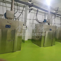 Industriële heteluchtcirculatie-schaaldrogeroven 16-192 schalen SUS304/316L voor het drogen van voedsel, groenten en fruit