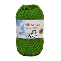 Fil de coton laitier en gros, 5 brins, doux, poids moyen, pour amigurumi, poupées au crochet, bouquets de fleurs, kits de bricolage