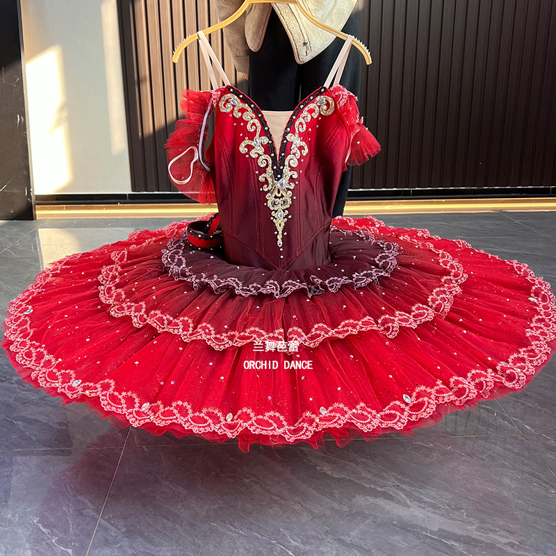 Buy Ballet Dress Red Eco-Friendly Polyester Blend | Alibaba.com