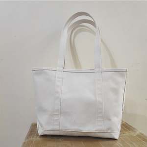 Bolsa de Mano Grande de Lona de Algodón Personalizada, con Asas de Cuerda y Bolsillos con Cremallera, Reutilizable, para Hombre - Product Image 6