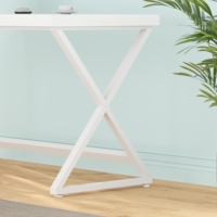 Mobilier de bureau moderne en bois blanc de 1.4m pour la maison-pour les jeux