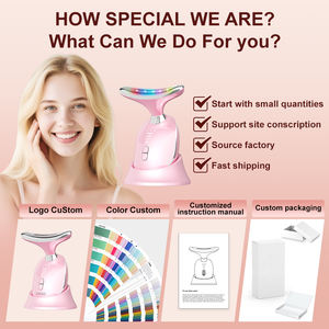 Nuevo Masajeador Facial y de Cuello con 4 Modos, Luz de 7 Colores, Vibración Cálida, Dispositivo de Lifting Facial, Masajeador de Belleza Adecuado para Mujeres - Product Image 4