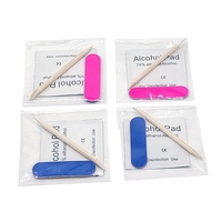 Kit de Limas de Uñas de Doble Esponja Más Vendido, Grano 100/180 para Uñas Postizas
