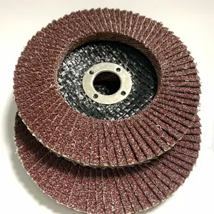 알루미늄 산화물 스테인리스 코너 분쇄기를 위한 거친 가는 플랩 디스크 모래 바퀴
