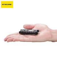 NITECORE 85 Lumens Lampu Kerja yang Dapat Dimiringkan USB Isi Ulang Lampu Gantungan Kunci Mini untuk Berkemah di Luar Ruangan Membaca Senter untuk EDC