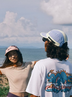 Nouvelle tendance de la mode Sports de plein air Anti-chute respirant Protection solaire américain rétro casquette de Baseball rue plat bord Surf casquette