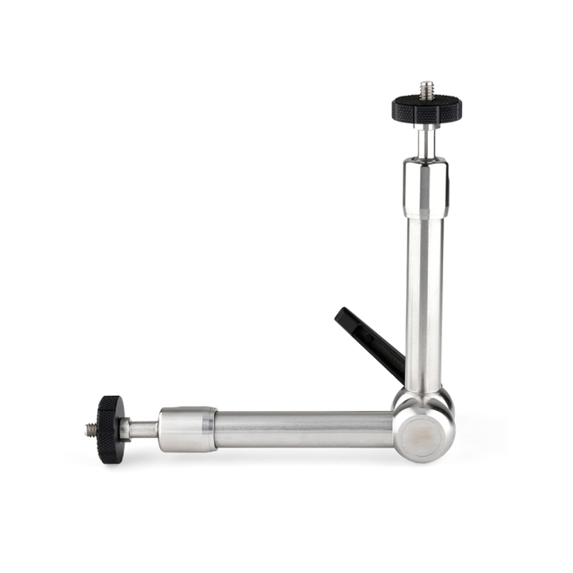 Magic Arm Stainless Steel Adjustable Friction Articulating Arm 11 Inch for DSLR Camera Monitor Mount
