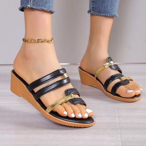 <span class=keywords><strong>Sandali</strong></span> con Plateau da Donna all'Ingrosso, Stile Estate 2026, Nuovi <span class=keywords><strong>Sandali</strong></span> Senza Punta Colorati di <span class=keywords><strong>Grandi</strong></span> Dimensioni per Spiaggia - Product Image 3