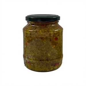 Premium Dill <b>Pickle</b> Relish | <b>Pickled</b> Cucumber Condiment | <b>Jar</b> Packed | OEM Private Label Available - Product Image 1