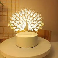Bases de lumière à led pour Acrylique Tactile + Télécommande 16 Couleurs 3D Veilleuse Illusion Lampe 3d base de lampe base de lumière acrylique