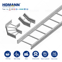 Échelle à câbles en fibre de verre de qualité marine Hdmann FRP GRP pour le routage électrique des plateformes flottantes de production et de stockage offshore