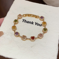 Bracelet de luxe haut de gamme plaqué or 18 carats avec fermoir en argent, style sac à main, élégant et raffiné, adapté à toutes les occasions