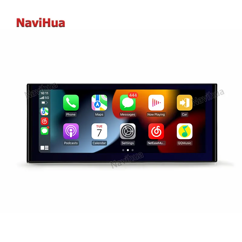 Navihua Android 12.3 inç araba GPS navigasyon sistemi Audi A8 araç DVD oynatıcı-otomobil radyosu için 2003 oyuncu Stereo 2017 Z bağlantı