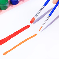 Kit Batu Taman Lukis Sendiri Ramah Lingkungan TBC Best Crafts Bersertifikat ASTM 2 Kuas Hadiah Ulang Tahun Bunga