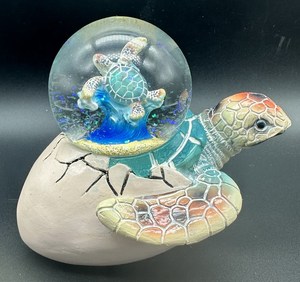 Tùy chỉnh nhựa rùa với trứng 65 mét Quả cầu tuyết bãi biển nước <span class=keywords><strong>Globe</strong></span> - Product Image 4