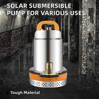 Pompe à eau solaire submersible 12V 24V 48V pour drainage des eaux usées, piscine, jardin, sous-sol inondé