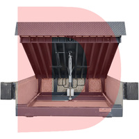 Rampe de chargement télescopique pour conteneurs, table élévatrice hydraulique, capacité de 13200 à 22000 lb, plateforme de travail élévatrice