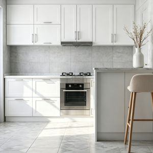 Meubles de <span class=keywords><strong>cuisine</strong></span> modulaires sur mesure de luxe européens en bois intégré avec <span class=keywords><strong>four</strong></span> et micro-ondes encastrés - Product Image 4
