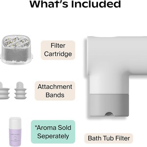 Filtro para bañera de bebé Canopy, grifo multifunción de cuerpo recto, purificador para uso doméstico de 0 a 12 meses - Product Image 1