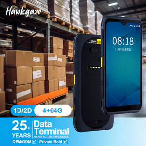 מכשיר <span class=keywords><strong>PDA</strong></span> עם סורק קוד QR, מערכת הפעלה אנדרואיד 11, עמידות למים ואבק בתקן IP67, סוללה 4500mAh, מעבד 8 ליבות במהירות 2.0GHz, זיכרון 4+64GB, מסך מלא בגודל 6.21 אינץ'. - Product Image 1