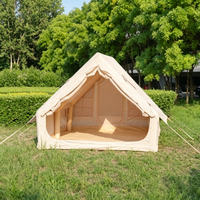 Tente gonflable luxueuse, tissu Oxford imperméable 420D, tentes gonflables pour le camping adaptées à 8-12 personnes, installation rapide
